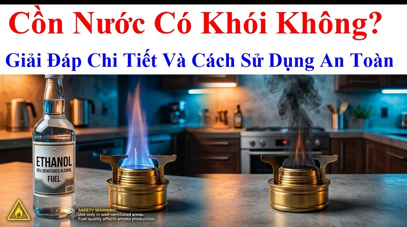 Cồn Nước Có Khói Không? Giải Đáp Chi Tiết Và Cách Sử Dụng An Toàn